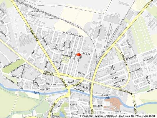 Geolyzer Kartenausschnitt