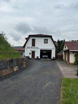 Zufahrt Werkstatt