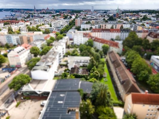 Luftbild Richtung Stadtmitte