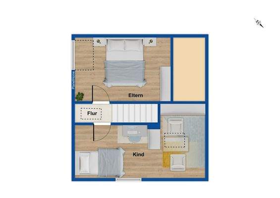 Grundriss Obergeschoss