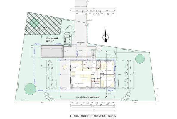 Grundriss Grundstück