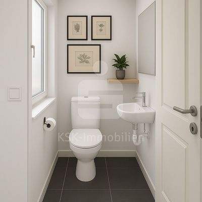 157027 - Beispielfoto Gäste-WC - KI-Darstellung