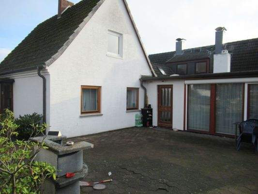 Hausansicht Eingangsbereich 