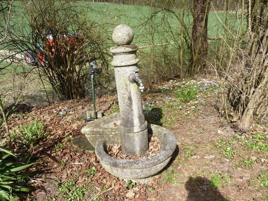 Brunnen mit Quellwasser Garten