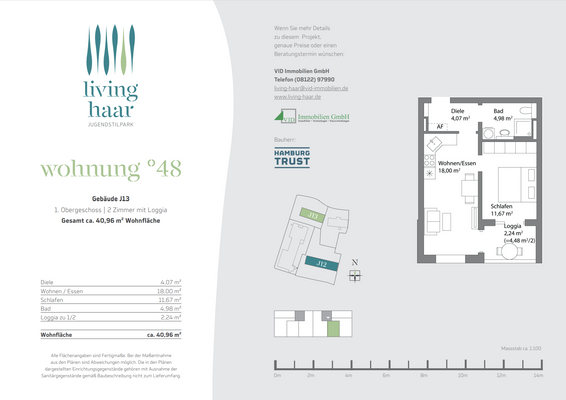 Einzelgrundriss WHG 48