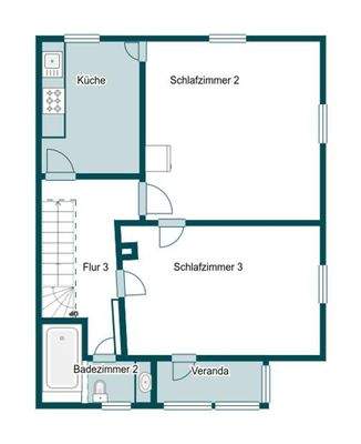 Grundriss Skizze 1. OG