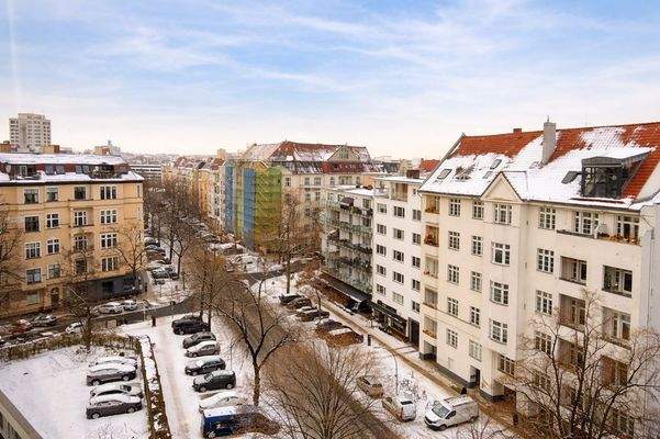 Blick Richtung Messe