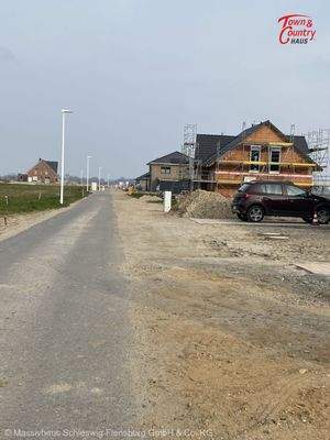 Blick auf das Grundstück