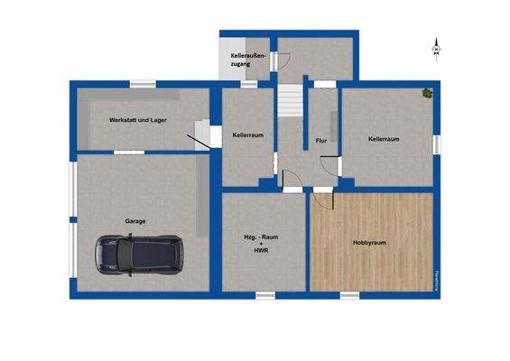 Grundriss Kellergeschoss