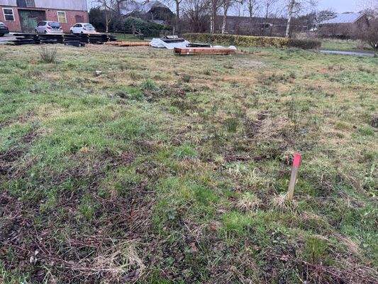 Blick auf das Grundstück