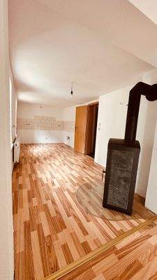 Übergang von Wohnbereich zur Küche