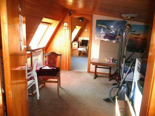 im ausgebautem Spitzboden