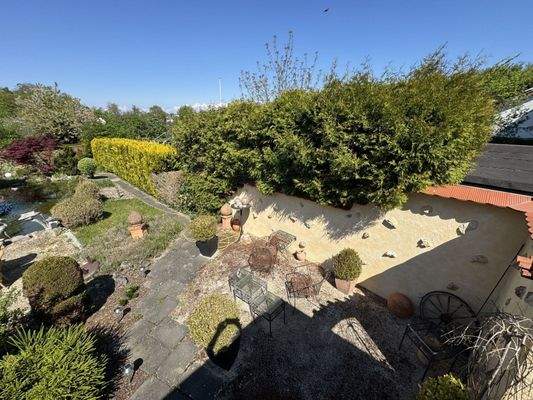 Nicht einsehbarer Garten