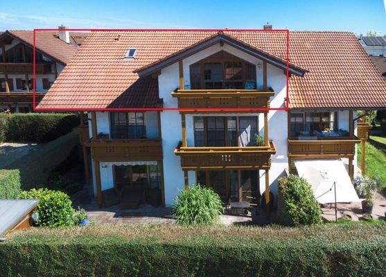 Südansicht mit großzügigem Balkon