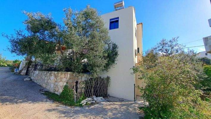 Ferienhaus mit 2 Schlafzimmern und atemberaubender Aussicht in Plaka