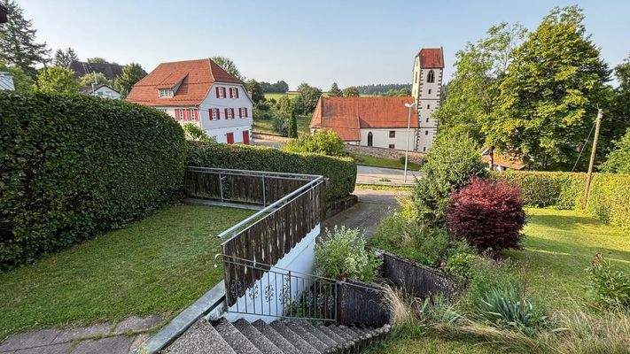 Aussichtsterrasse auf der Garage