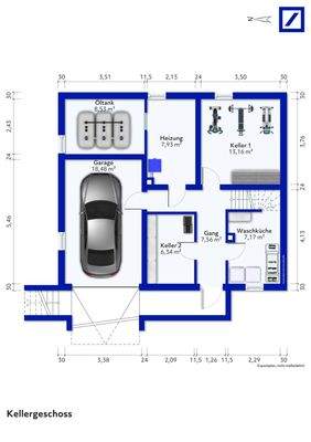 Grundriss Kellergeschoss