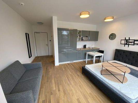 Schlafen/ Wohnen/ Küche