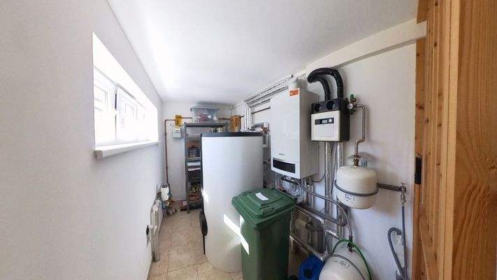 Haustechnikraum im Erdgeschoss