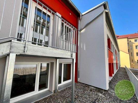 Fassadenseite zum Innenhof