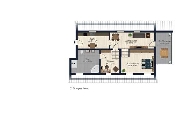 Grundriss Hochparterre