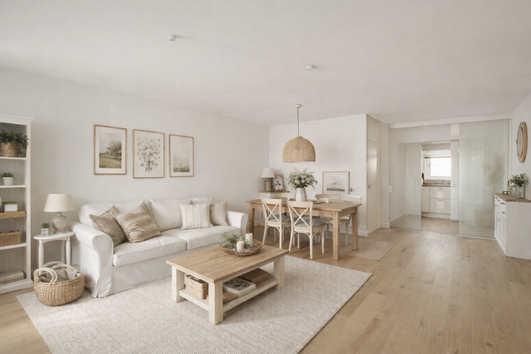 1.OG | Wohn-, Esszimmer, virtuelle Darstellung