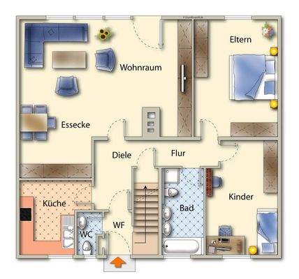 EG - Beispielmöblierung