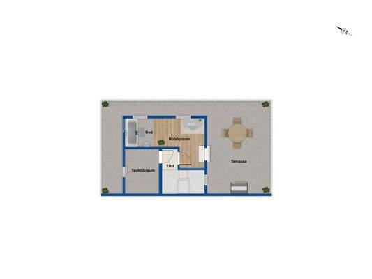 Grundriss Dachgeschoss 