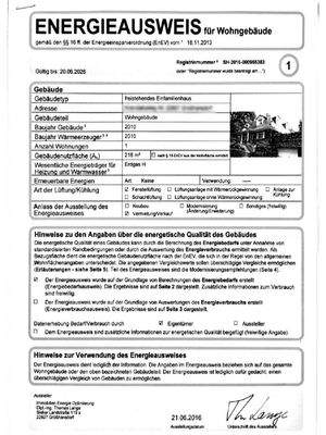 Energieausweis