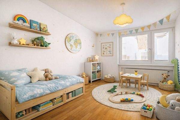 Kinderzimmer Virtuelles Staging - Wohneinheit II