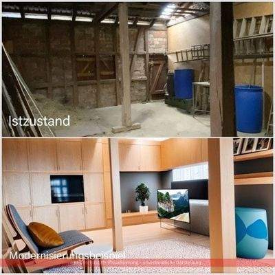 Scheune mit KI überarbeitet