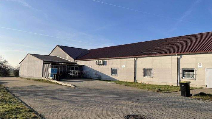 Blick hinter den Markt 