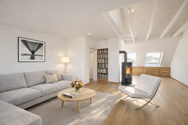 Visualisierung des modernisierten Wohnzimmers