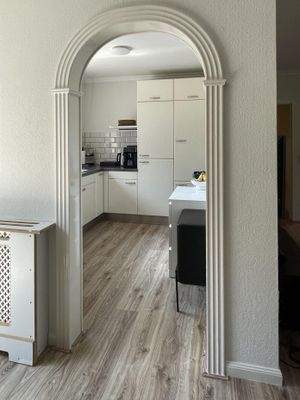 Wohnzimmer Blick zur Küche