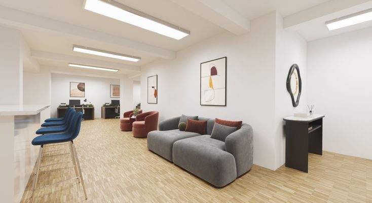 Büro mit separatem Eingang