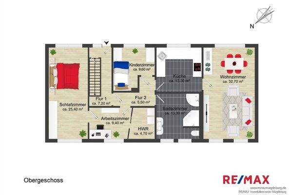 Grundriss Obergeschoss