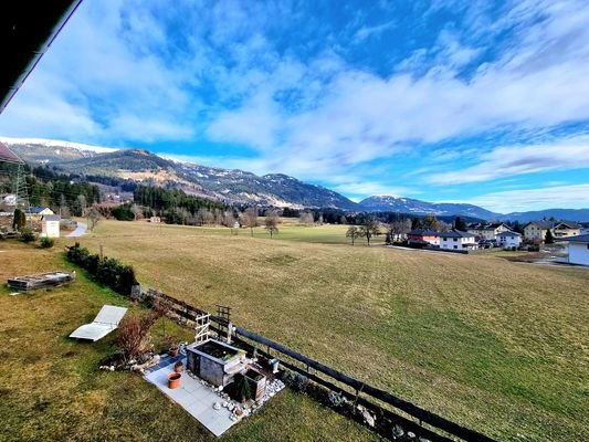 Ausblick vom Balkon