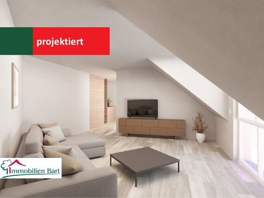 Wohnzimmer - projektiert