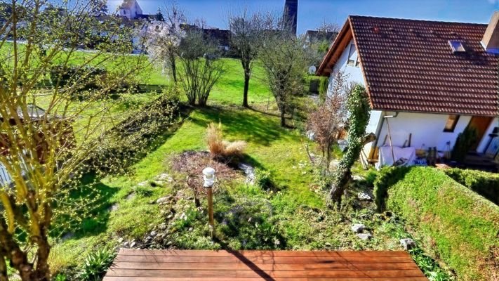 Blick vom OG-Balkon