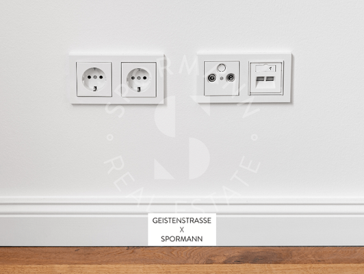 Detail Schalter und Steckdosen