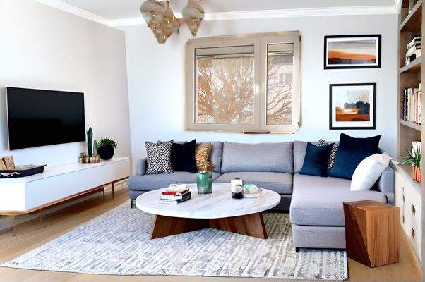 Wohnen visuell eingerichtet