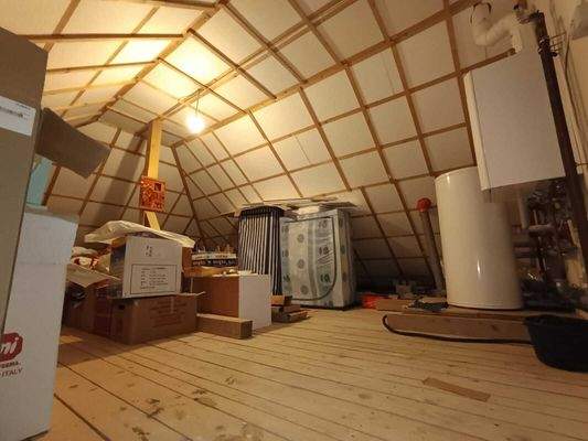 Gas-Heizung im Dachgeschoss