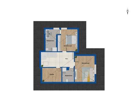 Grundriss Dachgeschoss