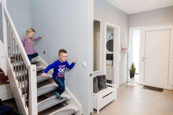 Glücklich massa-Baufamilie