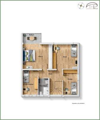 Grundriss Obergeschoss