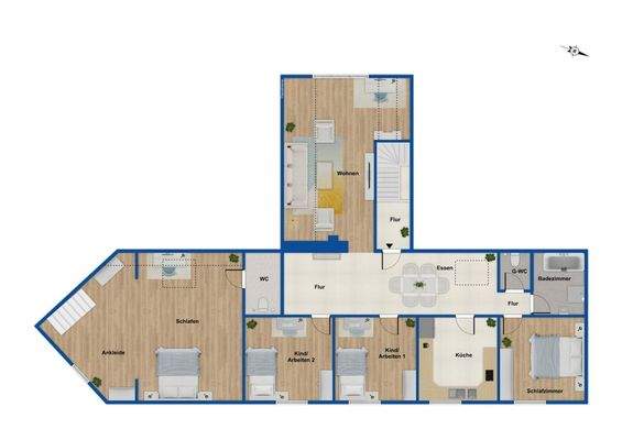 Grundriss Dachgeschoss