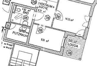 Grundriss App. Nr. 38