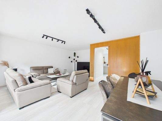 Ess- und Wohnzimmer im Erdgeschoss