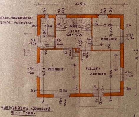 Grundriss Obergeschoss