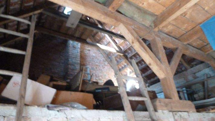 Blick in die Scheune